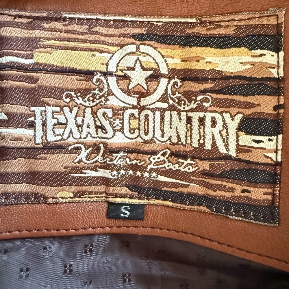 Mens Brown Lamb 100% Leather Vest Size S Outdoors Classy Texas Country Rodeo - Picture 7 of 14
